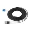 Fc to Lc Fiber Patch Cable Single Mode 40M/130FT,TPU Outdoor Fiber Optic Cable Simplex 2 Core OS2 9/125um Fiber Optic Cable Internet OD-4mm,UPC Armored Fiber Patch Cable view 2