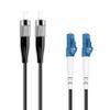 Fc to Lc Fiber Patch Cable Single Mode 40M/130FT,TPU Outdoor Fiber Optic Cable Simplex 2 Core OS2 9/125um Fiber Optic Cable Internet OD-4mm,UPC Armored Fiber Patch Cable view 3