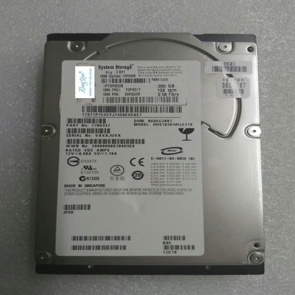 YTHYTHYTH for 73P8017 300G 10K 3.5 FC 2GB DS4300