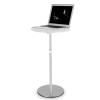 Elevate Your Workstation, Adjustable Laptop Stand for Desktop and Floor with Movable Coffee Table for Office and Home (White) view 1