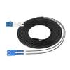 Sc to Lc Fiber Patch Cable Single Mode 800M/2620FT,TPU Outdoor Fiber Optic Cable Simplex OS2 9/125um Armored Fiber Patch Cable OD-4mm,UPC 2 Core Fiber Optic Internet Cable view 2