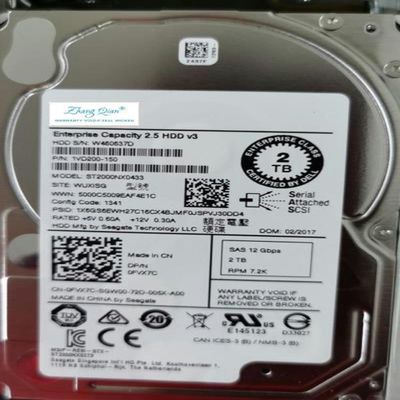 YTHYTHYTH for 0FVX7C 2TB 7.2K 12G 2.5 inch Server FVX7C