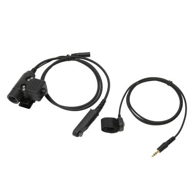 Motorcycle Helmet Earpiece Kit, Walkie Talkie Helmet Earpiece Kit with Adapter 2 Way Radio Headset Earpiece for Baofeng UV 9R Plus