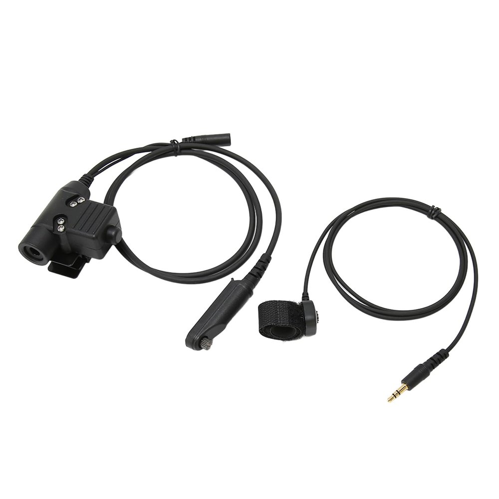 Motorcycle Helmet Earpiece Kit, Walkie Talkie Helmet Earpiece Kit with Adapter 2 Way Radio Headset Earpiece for Baofeng UV 9R Plus