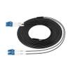 Lc to Lc Fiber Patch Cable Single Mode 200M/656FT,TPU Outdoor Fiber Optic Cable Simplex 2 Core OS2 9/125um Fiber Optic Cable Internet OD-4mm,UPC Armored Fiber Patch Cable view 2