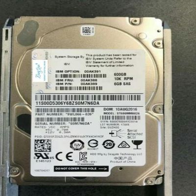 YTHYTHYTH for 00AK389 00AK388 00AK391 600GB 10K 2.5 SAS