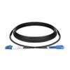 Sc to Lc Fiber Patch Cable Single Mode 50M/160FT,TPU Outdoor Fiber Optic Cable Simplex OS2 9/125um Armored Fiber Patch Cable OD-4mm,UPC 2 Core Fiber Optic Internet Cable view 1