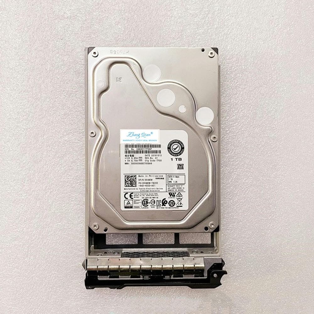 YTHYTHYTH for 3.5 1T SATA 6GB 256M 0K4M5W MG04ACA100NY K4M5W Enterprise Class 1TB