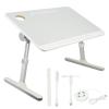 hatleues Lap Laptop Desk for Bed Height Angle Adjustable Laptop Desk for Bed and Couch Foldable Laptop Bed Table Tray Stand for Studying/Reading/Writing Grey view 1