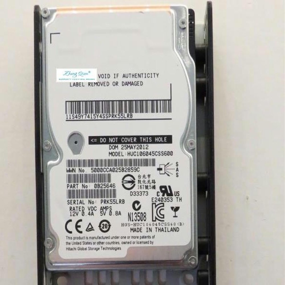 YTHYTHYTH for 85Y5863 00L4520 V7000 450G 10K 2.5 6GB