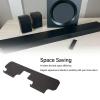 Fockety Soundbar Wall Mount Bracket for HW Q990B HW Q990C Surround Sound Speakers, Metal Wall Mounted Bracket Speaker Wall Bracket for HW Q990B HW Q990C, Space Saving, Stable view 4