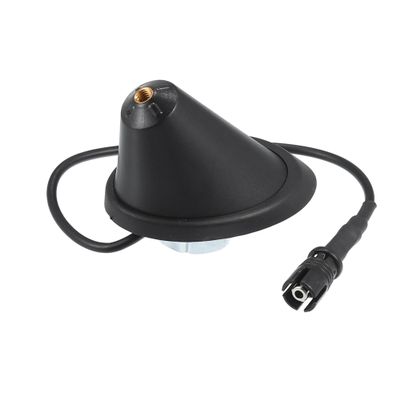 Partuto Antenna Base No.1J0035501F - Car Roof Radio Antenna Base Mount - for Volkswagen Beetle 1998-2010 Metal Balck - 1 Pc