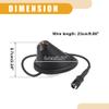 Partuto Antenna Base No.1J0035501F - Car Roof Radio Antenna Base Mount - for Volkswagen Beetle 1998-2010 Metal Balck - 1 Pc view 4