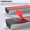 HDYZJQ Cable Management Channel Self Adhesive, Wire Hiders for Tv On Wall, Waterproof Aluminium Alloy Cable Trunking for Home Offices Under Desk, 100cm Long(Black,WxH-30x13mm) view 4