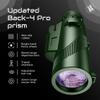 80x100 Monocular-Telescope High Powered -Extra Magnetic Car Phone Holder- Monoculars for Adults High Definition Monocular Telescope for Stargazing Hunting Wildlife Bird Watching Travel Camping Hiking view 3
