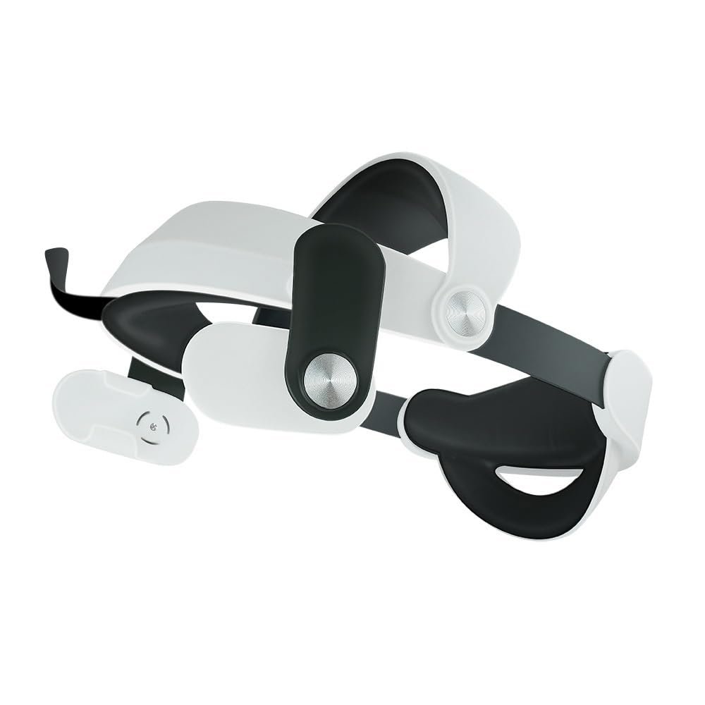 ELBFAE Adjustable Head Strap Halo Strap for Quest 3 Omnidirectional Decompression Headwear Headband for Quest 3 VR Accessories