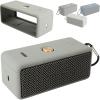 BUCCQTR Silicone Case Protective Cover Soft Portable Shell Compatible with Marshall Emberton Speaker (Gray) view 1