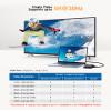 Cable Matters 8-in-1 Portable 40Gbps Dual HDMI USB4 Hub, USB 4 Dock with 2X 4K@60Hz or 1x 4K@120Hz / 8K@30Hz, 100W PD, Gigabit Ethernet, Compatible with Thunderbolt 4 (*macOS's Display Limitation) view 3