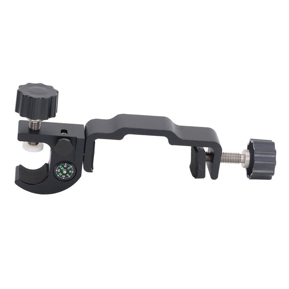 Professional RTK Pole Clamp, Aluminum Alloy Data Collector Bracket for with Design for Highway and Engineering Surveying