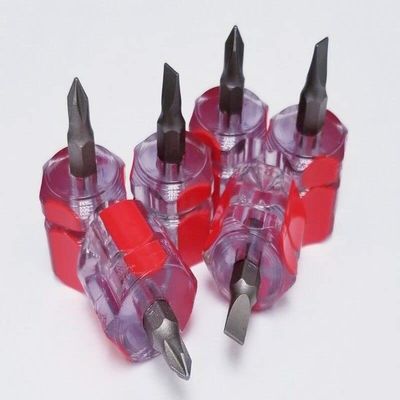Teamwork 6pcs Sewing Machine Mini Stubby Screwdriver Set (3) Phillips (3) Flat Head