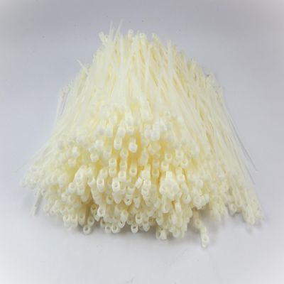 1000 Ea 8 Inches Mount Head Screw Nail Hole Cable Zip Wire Tie 50 Lbs Natural Nylon