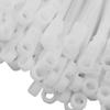 1000 Ea 8 Inches Mount Head Screw Nail Hole Cable Zip Wire Tie 50 Lbs Natural Nylon view 3