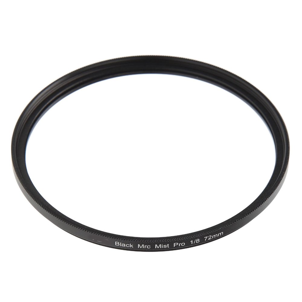 Camera Soft Light Filter, MRC Coating 1/8 Camera Filter 3.15mm Anti Slip Texture for Video (72MM)