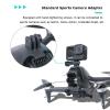 CHICHIYANG Multifunctional Expansion Mount with 1/4 Adapter Plastic Drone Mount Bracket Drone Accessories for DJI FPV view 3