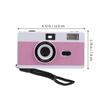 Veemoon 1pc Reusable Film Camera Built Flash Vintage Camera for Low Light Conditions for Photography view 2