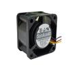 109P0424G301 24V 0.19A 4028 Cooling Fan 40X40X28MM 3 -Wire view 2