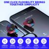 X12Pro Wireless Earbuds Bluetooth 5.3 Cool Look, Hi-Fi Stereo Noise Cancelling Bluetooth Earbuds, in-Ear Bluetooth Headphones with Microphone and Wireless Charging Case, for Android iOS (White) view 3