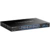 TRENDnet 26-Port Industrial Gigabit L2 Managed Rackmount Switch, TI-RG262i, 24 x Gigabit Ports, 2 x SFP Ports, IP30 Rated Metal Housing, Lifetime Protection, Black view 1
