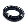 FOWIUNYE 16.4ft M12 4 Pins Male to Female Connector Cable, A Code Straight Molding Wire Female to Male Aviation Sensor Electrical PVC Cable 250V 4A AC/DC Industrial Molded Wire AWG22 (5 Meter) view 2