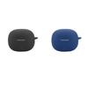 2 Pack DAYJOY Soft Silicone Protective Case Cover Compatible with Edifier X5 Pro Earbuds, Protective Skin Sleeve with Key Chain (Black+Blue) view 1
