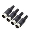 10Pcs/lot 5 Pin DIN Male Connector 5 Pin DIN Plug Jack with Plastic Connector Adapter view 1