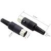 10Pcs/lot 5 Pin DIN Male Connector 5 Pin DIN Plug Jack with Plastic Connector Adapter view 2