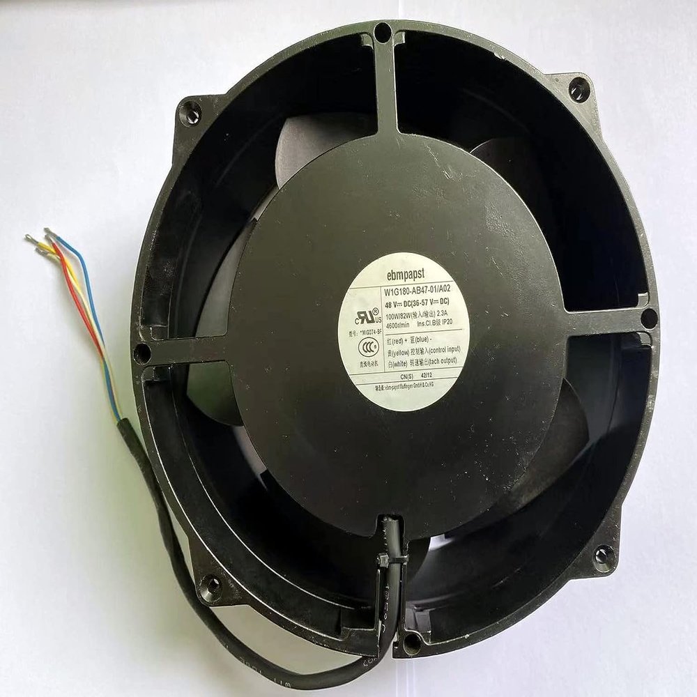 W1G180-AB47-01/A02 for 48V 100W 2.3A 20CM EC DC Speed regulating Cooling Fan