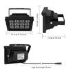 ICAMI Infrared Illuminator 12pcs Array IR LEDs IR Illuminator Night Vision Wide Angle Long Range Outdoor Waterproof for CCTV Security Camera (Black) view 2