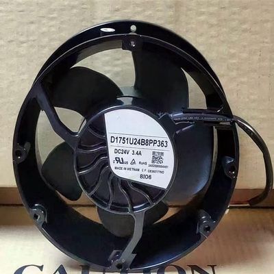 D1751U24B8PP363 DC24V 3.4A for 17CM Inverter Cooling Fan