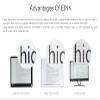 4.2inch E-Paper E-Ink Display Module (B) Compatible with Raspberry Pi Pico 400300 Pixels Red / Black / White SPI Communication Wide Viewing Angle view 4