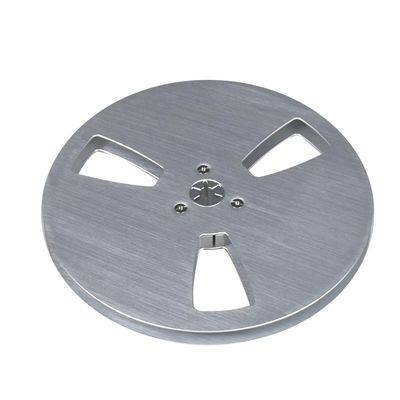 1/4 7 Inch Empty Tape Reel Aluminum Alloy Universal Open Reel Sound Tape Empty Reel for Reel to Reel for TEAC/ReVox Studer (Sliver)