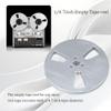 1/4 7 Inch Empty Tape Reel Aluminum Alloy Universal Open Reel Sound Tape Empty Reel for Reel to Reel for TEAC/ReVox Studer (Sliver) view 2