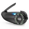 iSunergy Mesh 3.0 Motorcycle Bluetooth Headset, 6 Riders Group V5.1 Helmet Bluetooth with Music Sharing and CVC Noise Cancellation, IP67 Waterproof Helmet Intercom Communication System(1 Pack) view 1