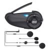 iSunergy Bluetooth Motorcycle Helmet Intercom Headset Q7 7 Riders Group 750mAh IP65 Waterproof/CVC Noise Reduction/Connectable with SafeRiding APP for Full face Helmet(1 Pack) view 1