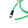 AConnect M12 A Code 8 Pin Female to Flying Leads Cable Industrial Aviation Sensor Waterproof Electrical Shielded Cable for Industrial Cameras Automation Device Network Fieldbus Module 15M view 2