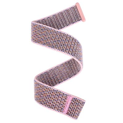 C2D JOY Sport Mesh Band Compatible with Garmin Approach S12/S40/S42 Replacement Nylon Watchband-Pink Medium