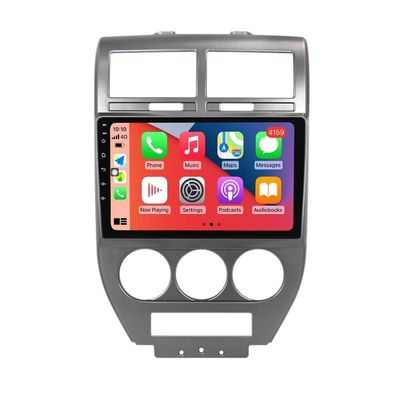 MekedeTech Android Car Radio Stereo for Jeep Compass 1 MK 2006 2007 2008 2009 2010 Head Unit,1280 * 720 HD Touch Screen Upgrade with 4G LTE Wireless CarPlay/Android Auto,8 core 4+32G