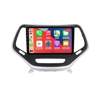 MekedeTech Android Car Radio Stereo Navigation for Jeep Cherokee 5 KL 2014-2018 Replacement,Touch Screen Upgrade w/Wireless CarPlay/Android Auto,4 core 1+32G