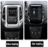 MekedeTech Android Car Stereo for Jeep Compass 2 MP 2016 2017 2018 Head Unit,1280 * 720 Resolution Touch Screen Upgrade with 4G LTE Wireless CarPlay/Android Auto,8 core 2+32G view 2