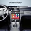 MekedeTech Android Car Stereo for Jeep Compass 2 MP 2016 2017 2018 Head Unit,1280 * 720 Resolution Touch Screen Upgrade with 4G LTE Wireless CarPlay/Android Auto,8 core 2+32G view 3